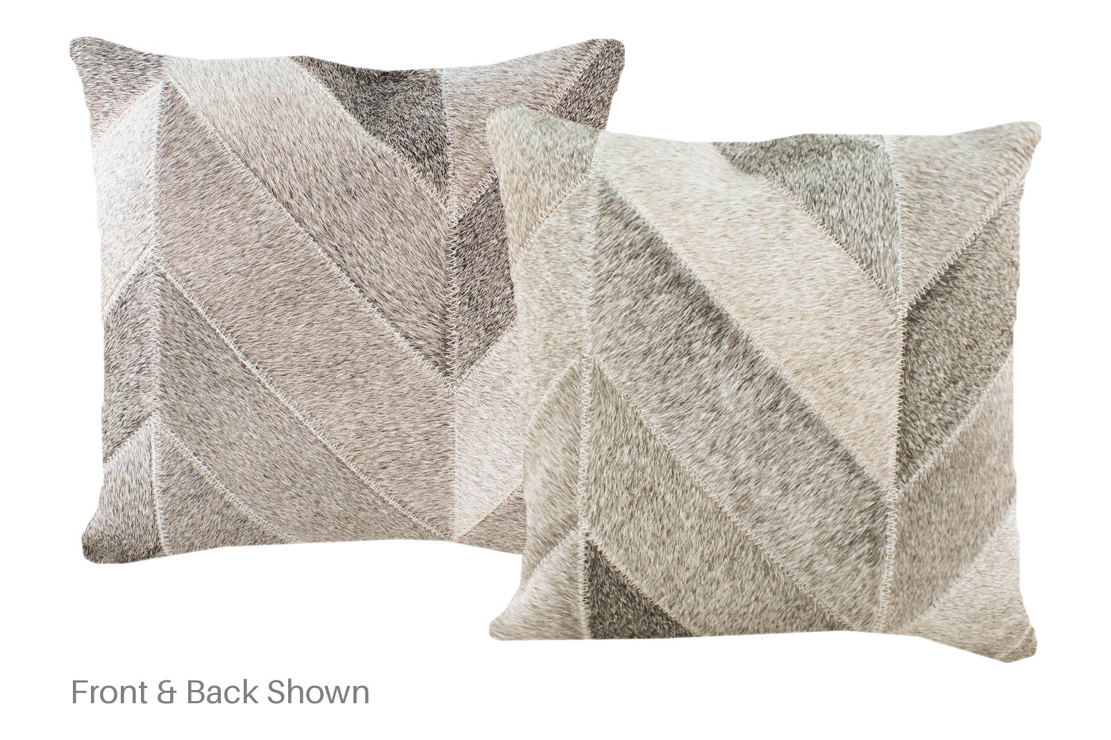 Patchwork Cowhide Pillow #A52416