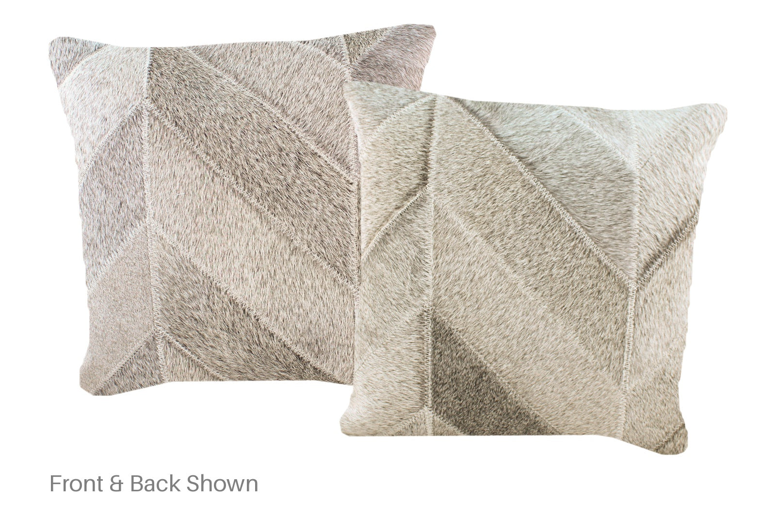 Patchwork Cowhide Pillow #A52417