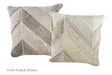 Patchwork Cowhide Pillow 16x16 #A52420 by Hudson Hides