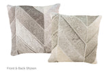 Patchwork Cowhide Pillow 16x16 #A52421 by Hudson Hides