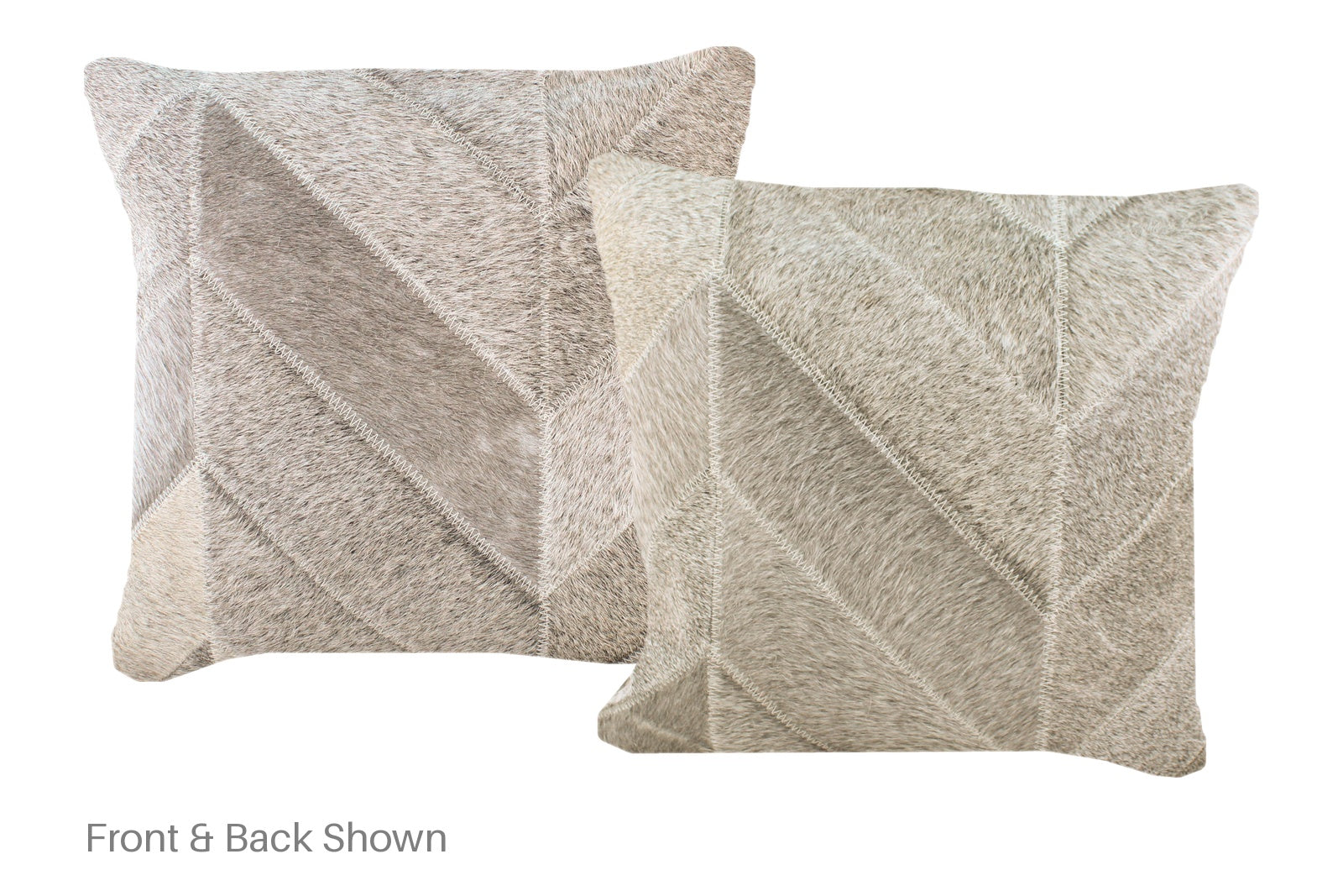 Patchwork Cowhide Pillow #A52423