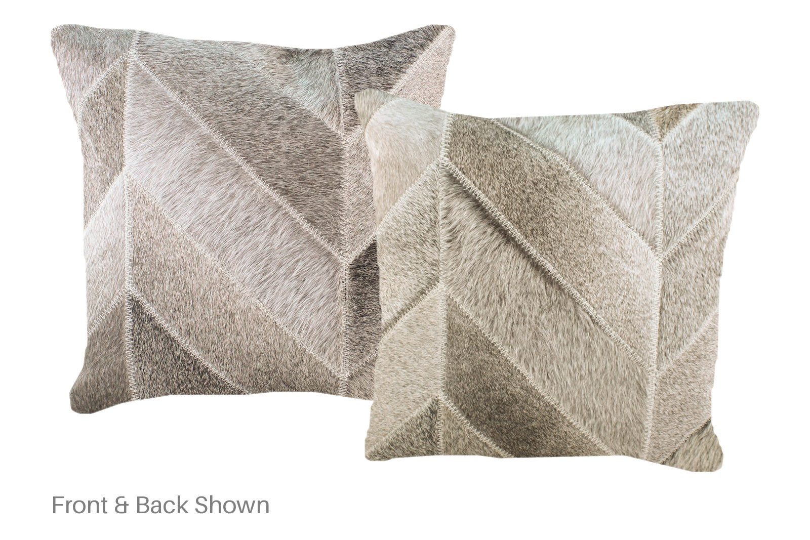 Patchwork Cowhide Pillow #A52424