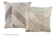 Patchwork Cowhide Pillow 16x16 #A52427 by Hudson Hides
