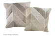 Patchwork Cowhide Pillow 16x16 #A52428 by Hudson Hides