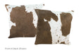 Chocolate Cowhide Pillow 16x16 #A52431 by Hudson Hides