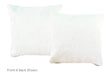 Solid White Cowhide Pillow 16x16 #A52435 by Hudson Hides