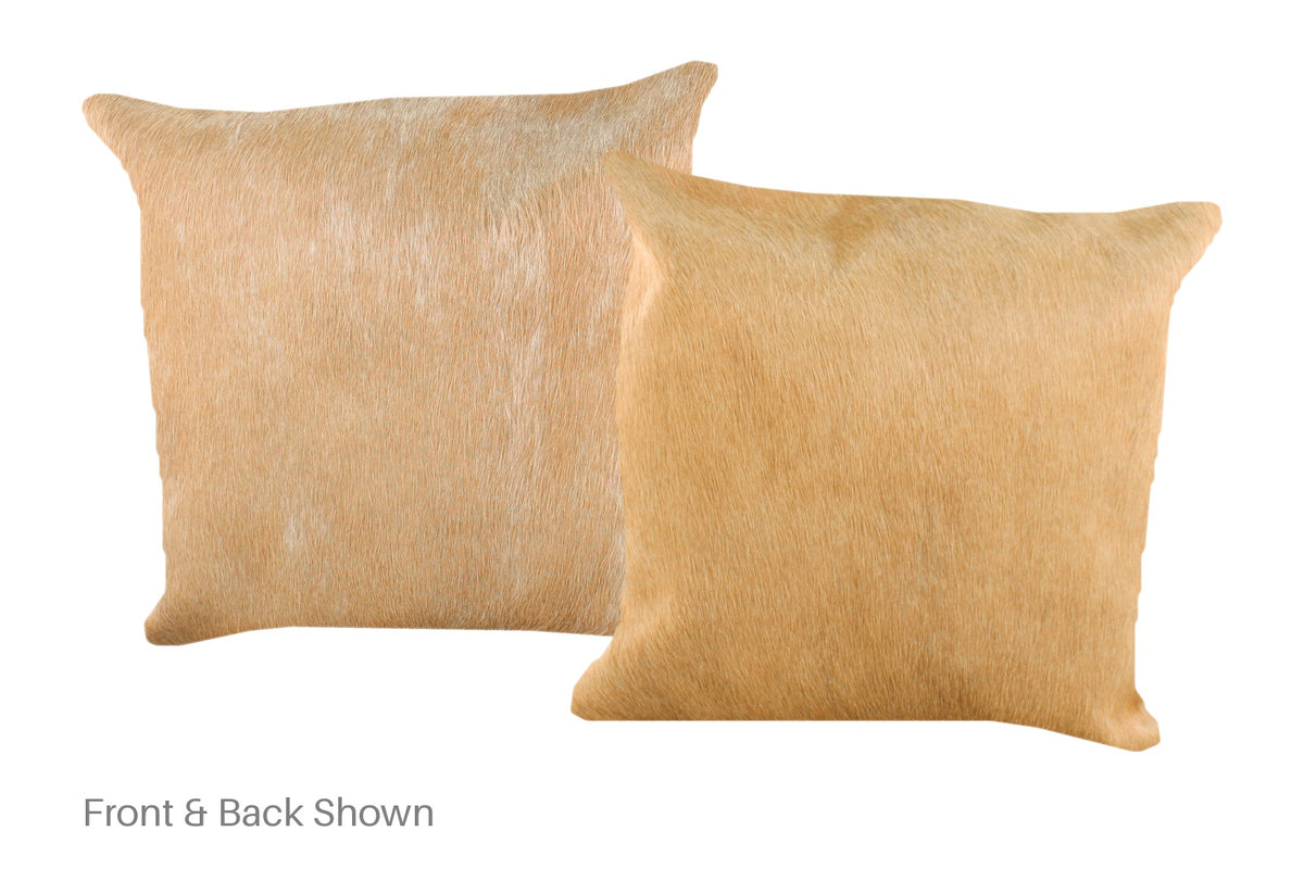 Beige Cowhide Pillow #A52438