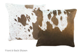 Chocolate Cowhide Pillow 16x16 #A52440 by Hudson Hides