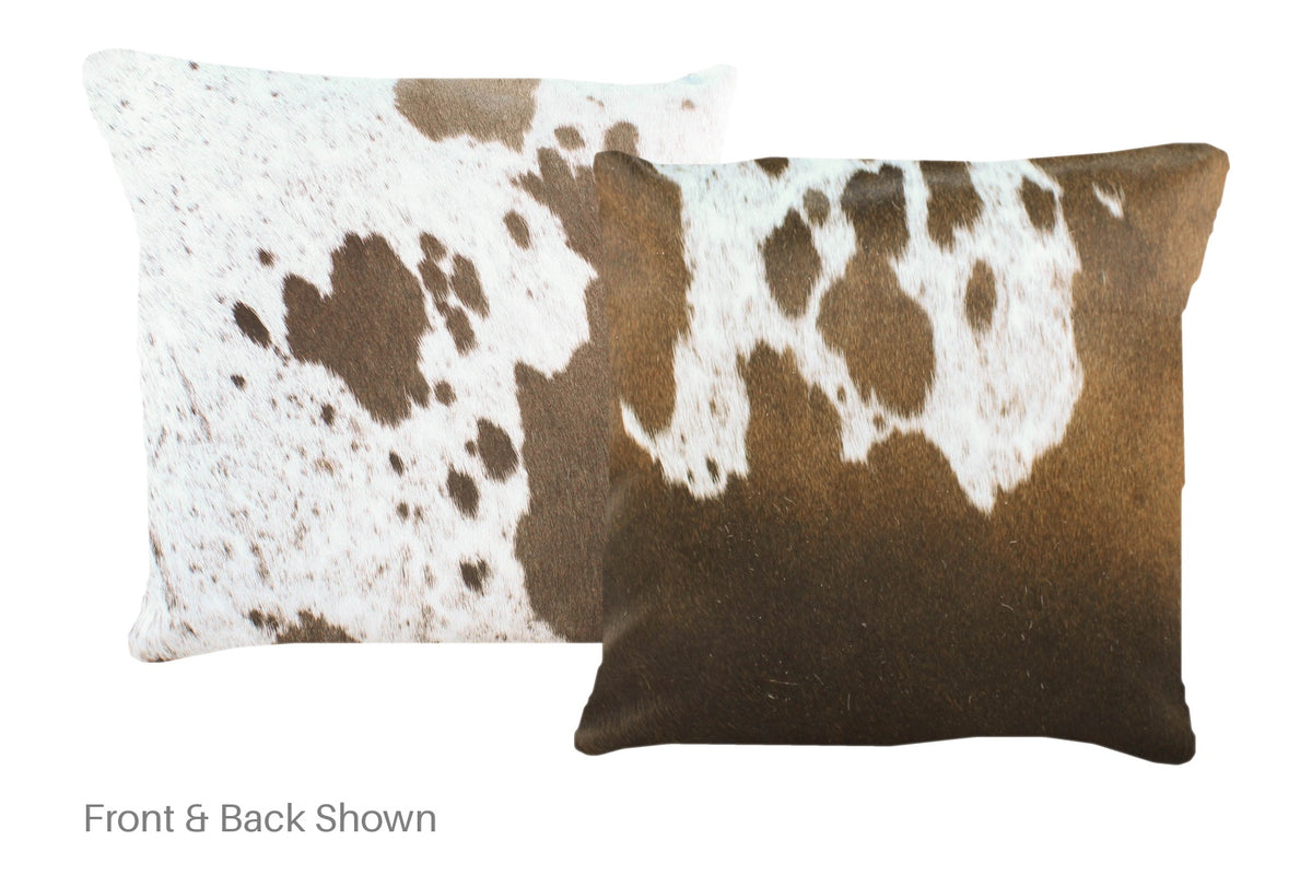 Chocolate Cowhide Pillow #A52440