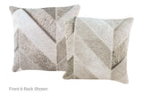Patchwork Cowhide Pillow 16x16 #A52442 by Hudson Hides