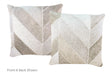 Patchwork Cowhide Pillow 16x16 #A52443 by Hudson Hides