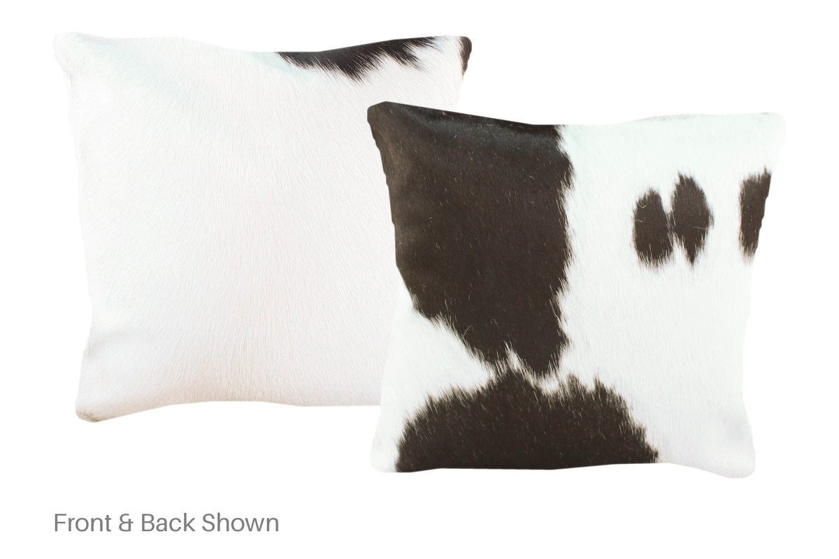 Black and White Cowhide Pillow #A52447