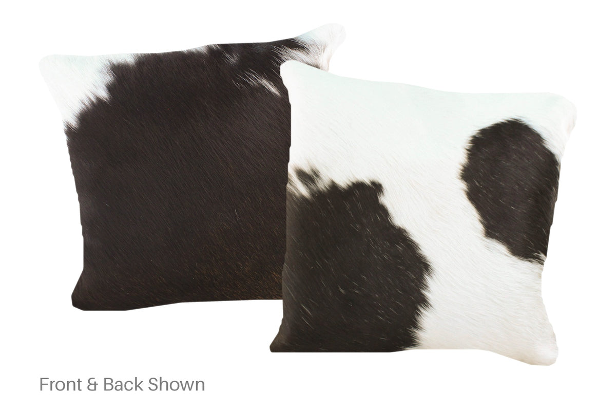 Black and White Cowhide Pillow #A52451