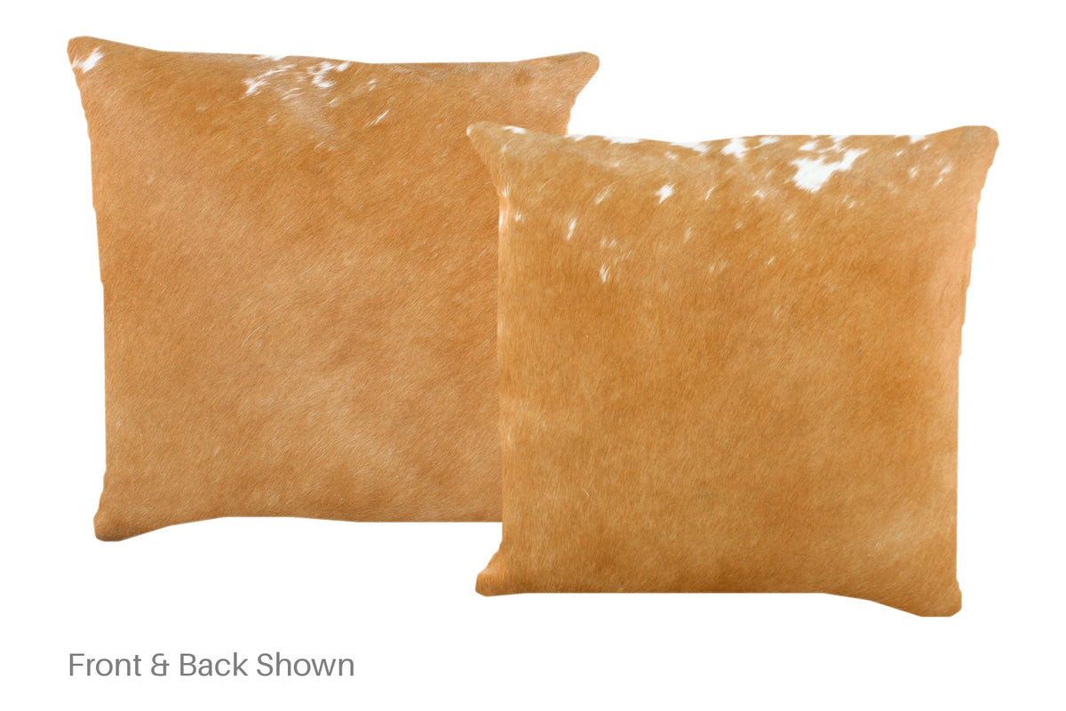 Beige Cowhide Pillow #A52454