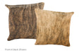 Medium Brindle Cowhide Pillow 16x16 #A52457 by Hudson Hides