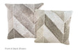 Patchwork Cowhide Pillow 16x16 #A52463 by Hudson Hides