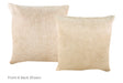 Champagne Cowhide Pillow 16x16 #A52464 by Hudson Hides