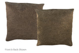 Taupe Cowhide Pillow 16x16 #A52465 by Hudson Hides