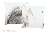 Salt and Pepper Black Cowhide Pillow 16x16 #A52467 by Hudson Hides
