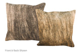 Light Brindle Cowhide Pillow 16x16 #A52474 by Hudson Hides