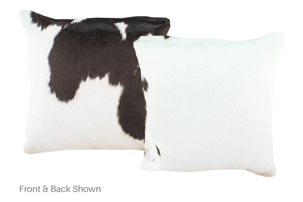 Black and White Cowhide Pillow #A52476