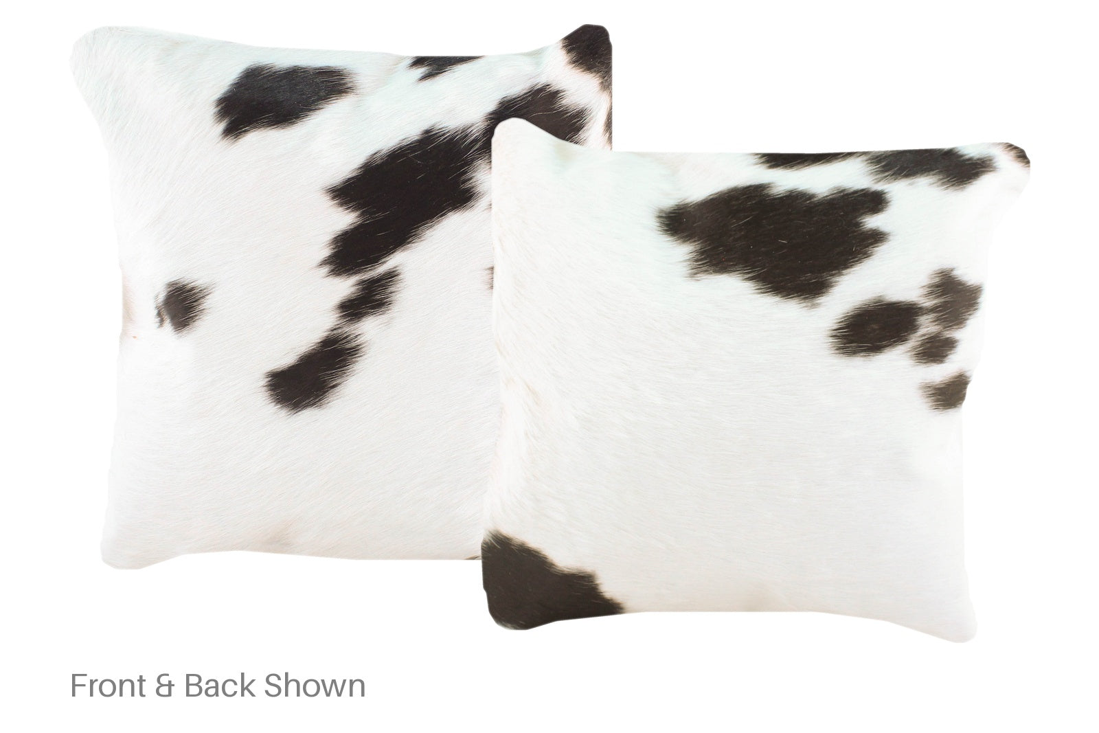 Black and White Cowhide Pillow #A52479