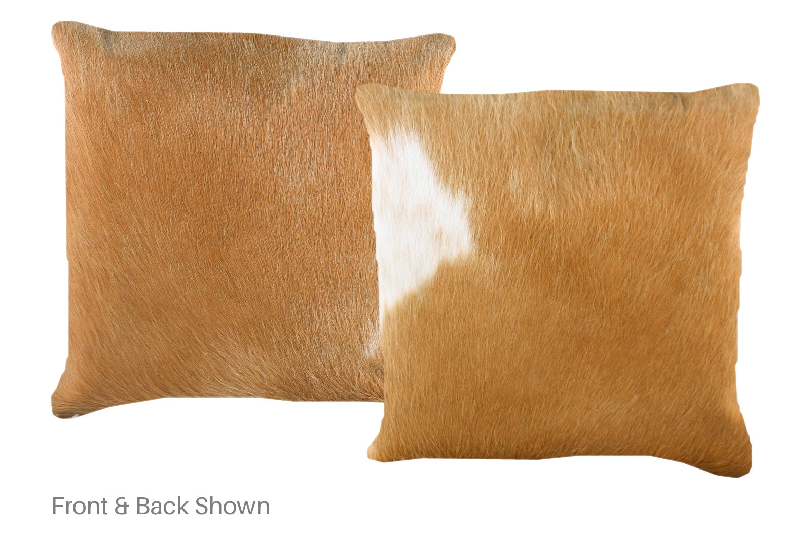 Brown and White Cowhide Pillow #A52481