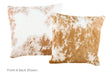 Salt and Pepper Brown Cowhide Pillow 16x16 #A52482 by Hudson Hides