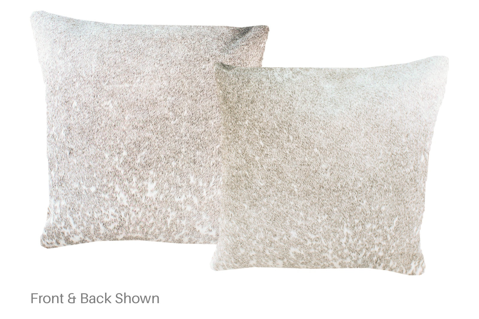 Grey Cowhide Pillow #A52488