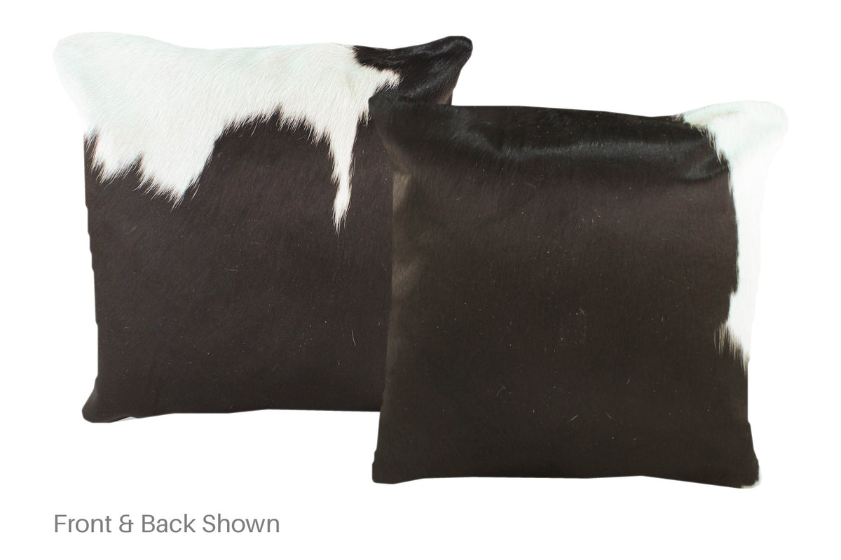 Black and White Cowhide Pillow #A52490