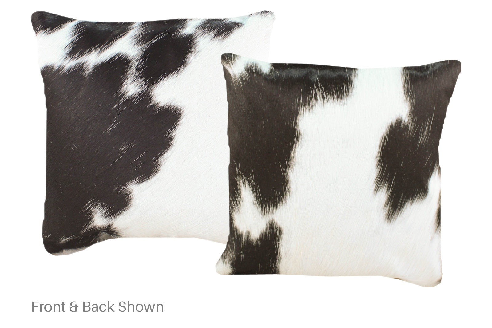 Black and White Cowhide Pillow #A52497