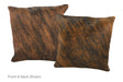 Medium Brindle Cowhide Pillow 16x16 #A52499 by Hudson Hides