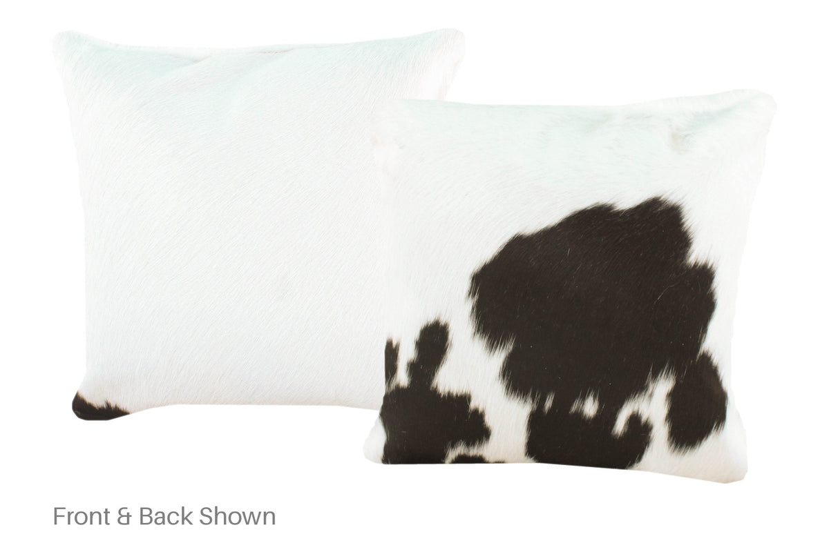 Black and White Cowhide Pillow #A52503