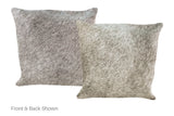 Grey Cowhide Pillow 16x16 #A52508 by Hudson Hides