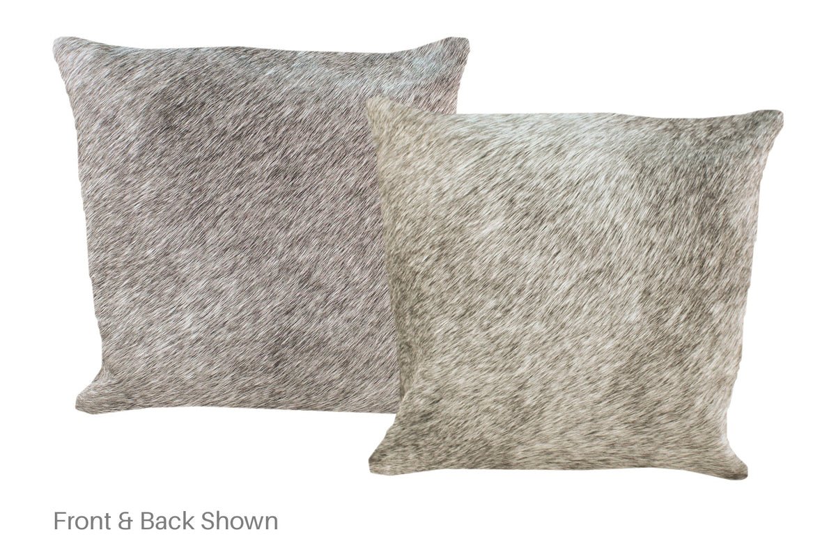 Grey Cowhide Pillow #A52508