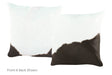 Black and White Cowhide Pillow 16x16 #A52510 by Hudson Hides