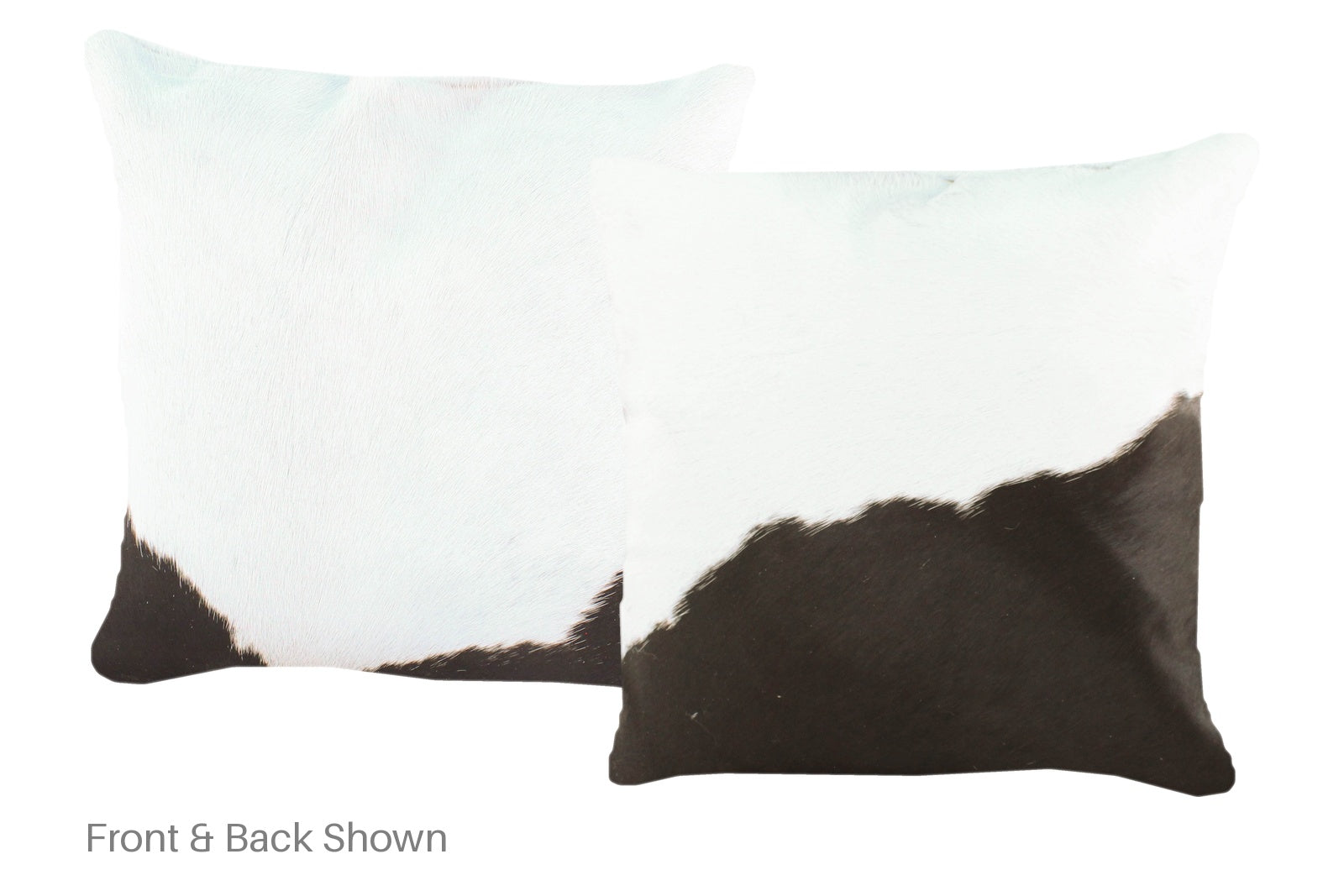 Black and White Cowhide Pillow #A52510
