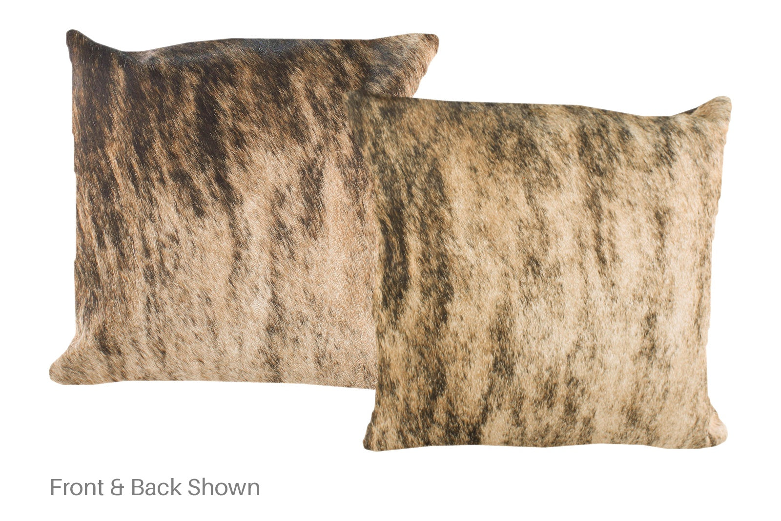 Light Brindle Cowhide Pillow #A52515