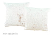 Salt and Pepper Brown Cowhide Pillow 16x16 #A52516 by Hudson Hides