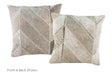 Patchwork Cowhide Pillow 16x16 #A52519 by Hudson Hides