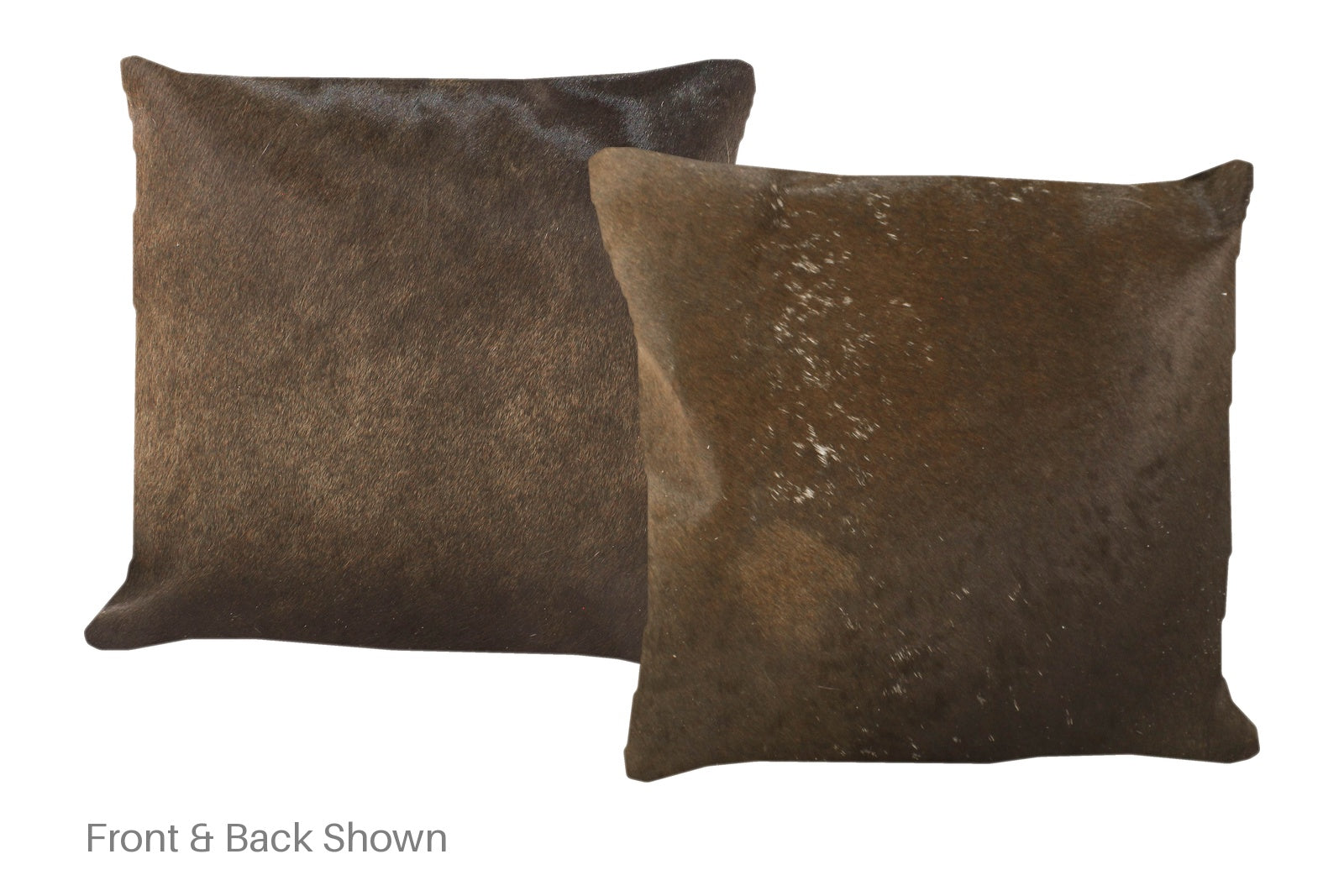 Chocolate Cowhide Pillow #A52521
