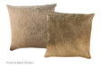 Caramel Cowhide Pillow 16x16 #A52524 by Hudson Hides