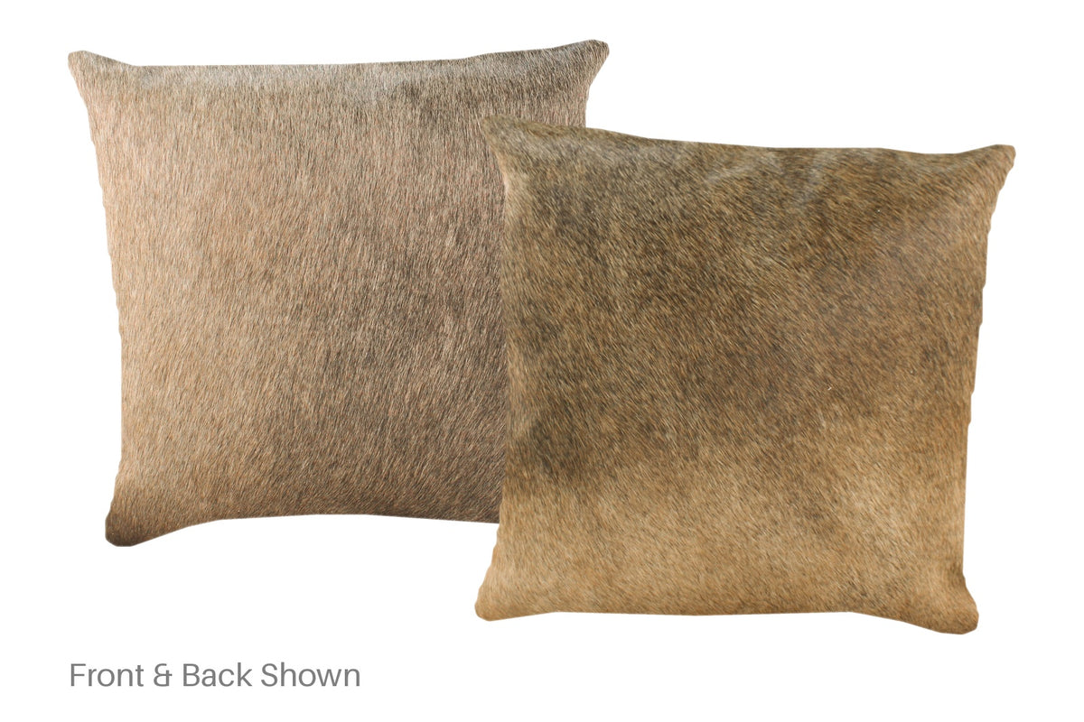 Caramel Cowhide Pillow #A52524