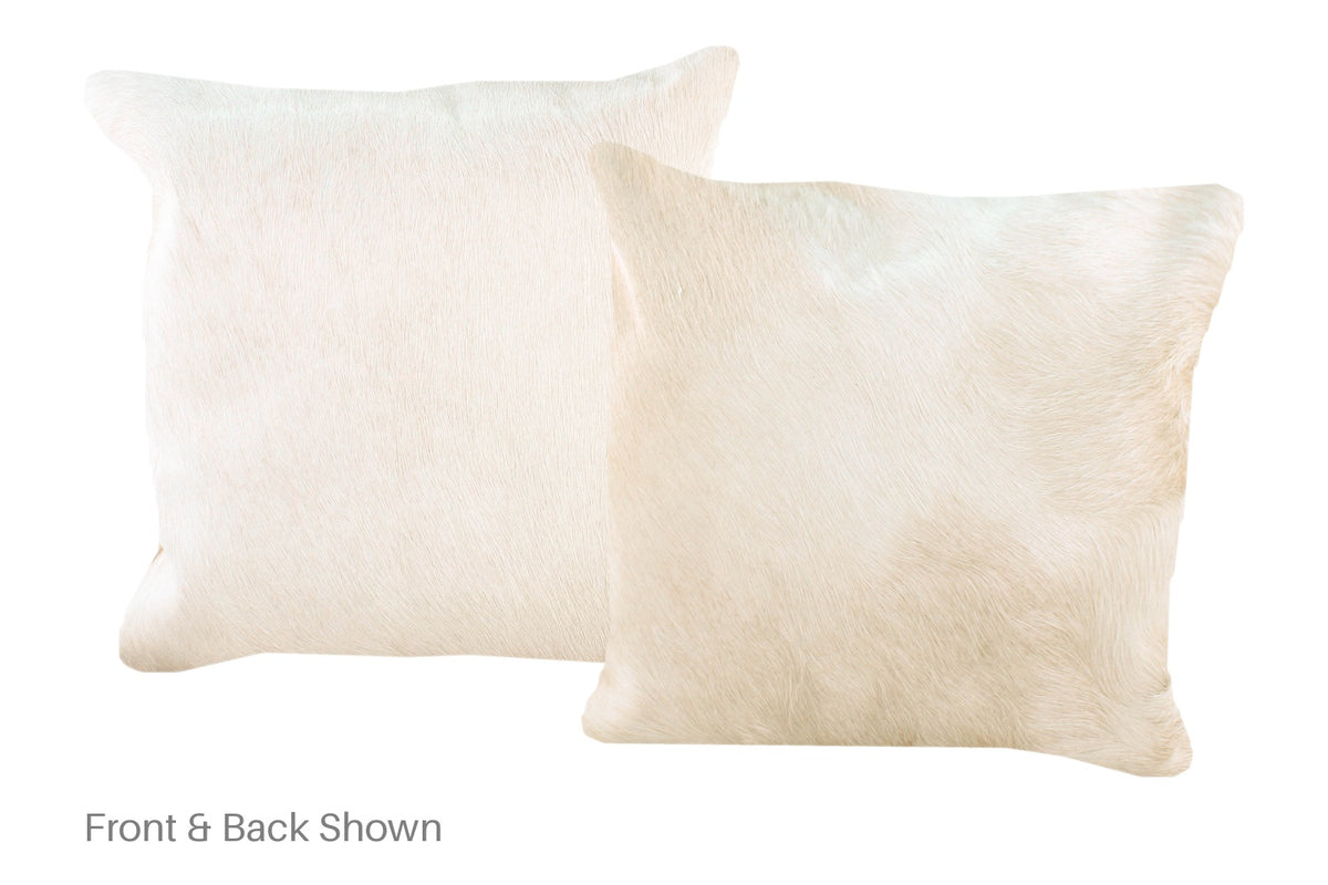 Champagne Cowhide Pillow #A52526
