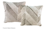Patchwork Cowhide Pillow 16x16 #A52527 by Hudson Hides