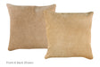 Champagne Cowhide Pillow 16x16 #A52528 by Hudson Hides