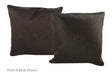 Solid Black Cowhide Pillow 16x16 #A52531 by Hudson Hides
