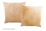 Beige Cowhide Pillow 16x16 #A52532 by Hudson Hides