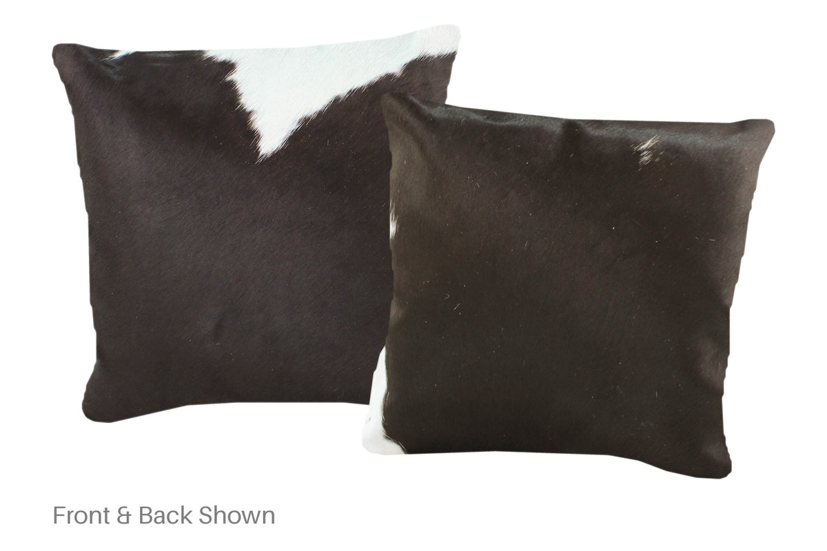 Black and White Cowhide Pillow #A52534