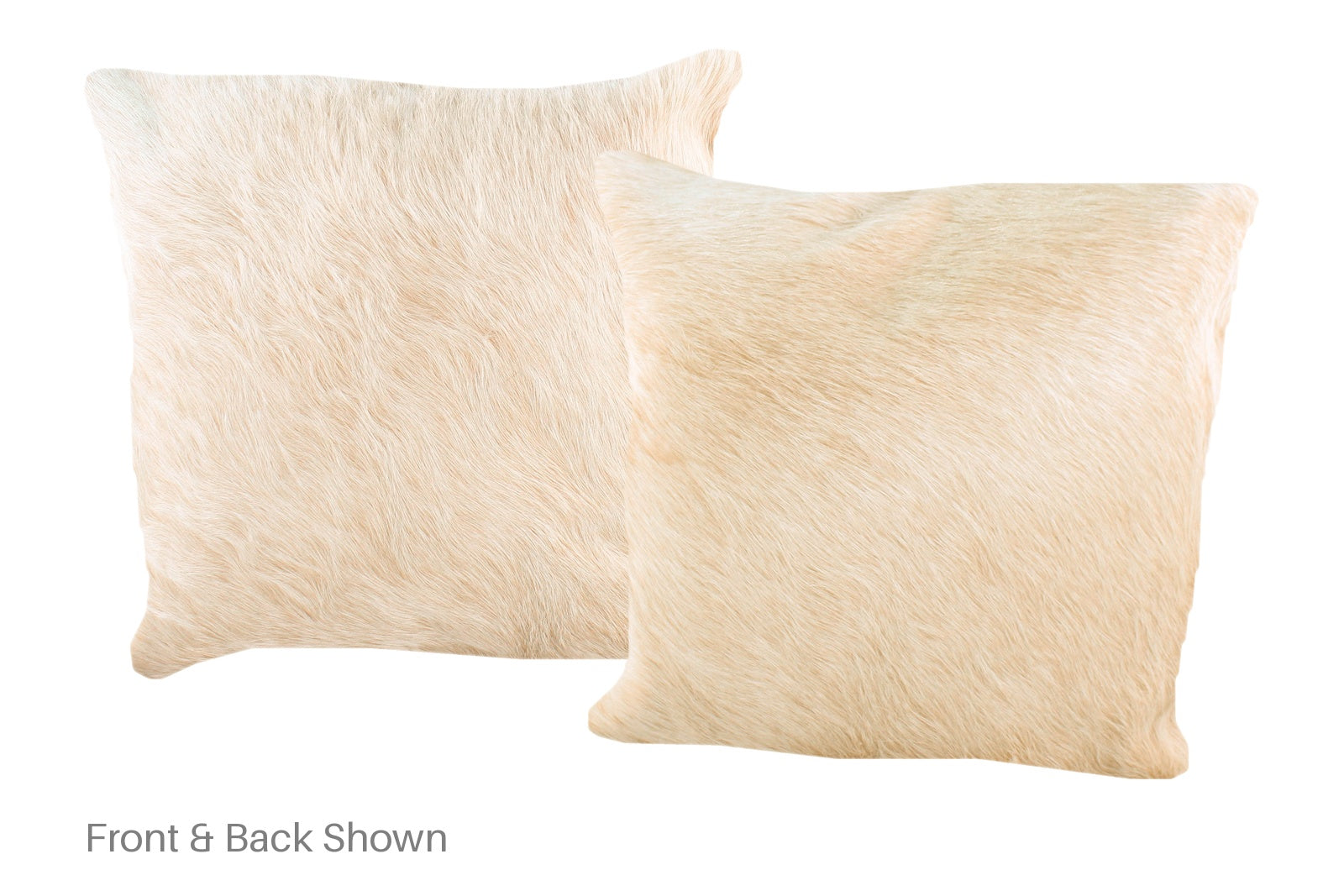 Champagne Cowhide Pillow #A52545